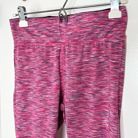 Beverly Hills Polo Club Womens Size Small Stretch Pink Capri Yoga Legging Pants - Picture 2 of 7